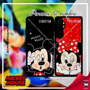 Carcasa Personalizada Mickey y Minnie